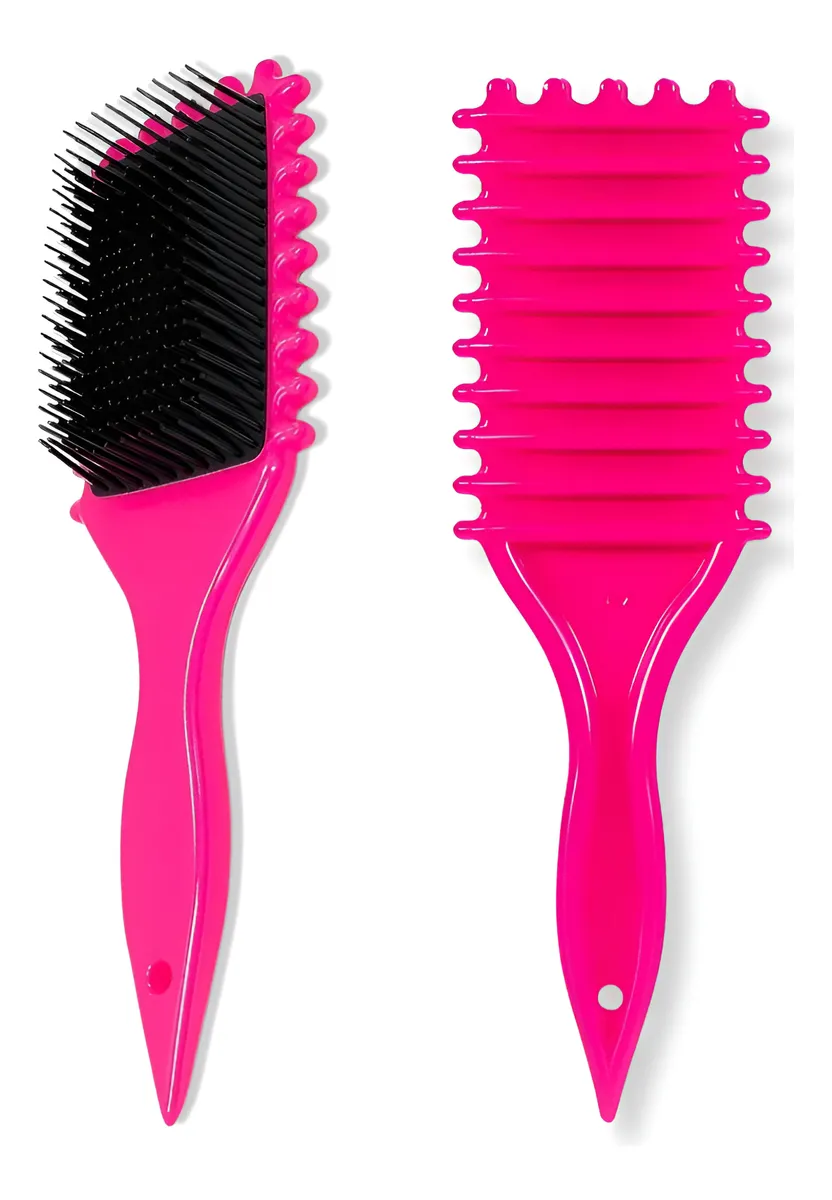 Escova Fitagem Raquete Definidora Cabelo Modeladora Cacho